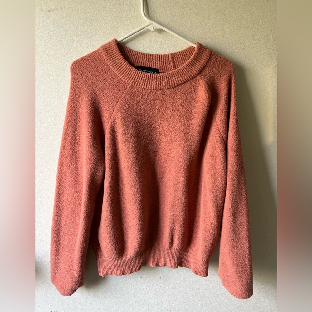 Coral Crewneck Sweater SIZE S/M